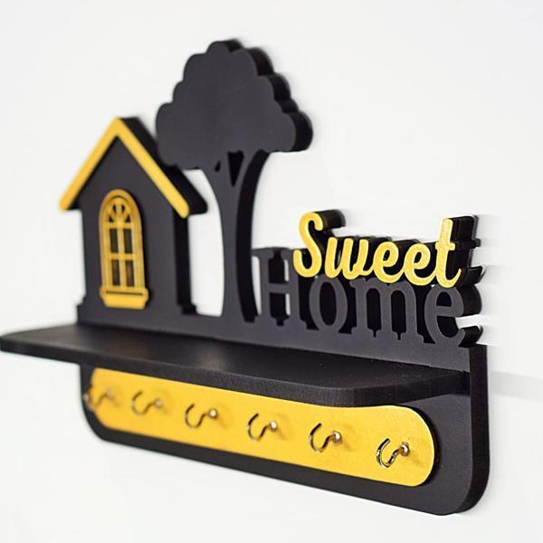 Golden Home Key Holder