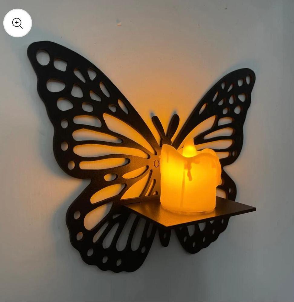 3 Pcs Butterfly Shelves